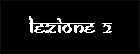 LEZIONE 2