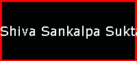 Shiva Sankalpa Sukta